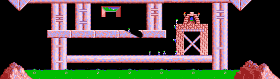 Overview: Lemmings, Amiga, Fun, 4 - Now use miners and climbers